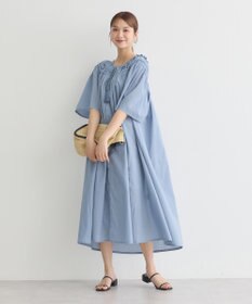 earth music&ecology ギャザーロングワンピース