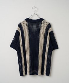 WEGO マルチストライプニットシャツ（S）