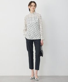 ICB L 【30th ANNIVERSARY】 ウィンドウペンプリント プルオーバーブラウス