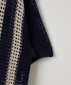 WEGO マルチストライプニットシャツ（S）