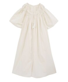 earth music&ecology ギャザーロングワンピース