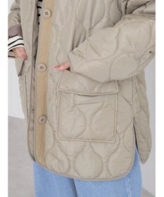 earth music&ecology キルティングハーフブルゾン