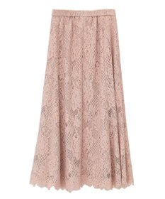 YECCA VECCA スカラップレースマーメイドスカート