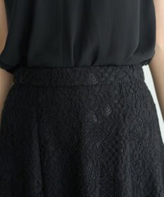 YECCA VECCA スカラップレースマーメイドスカート