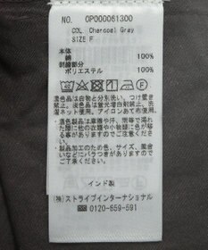 CRAFT STANDARD BOUTIQUE 刺繍入りツイルＶネックワンピース