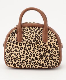 UNBILLION perche 牛革ハラコタイプ×ゴートハーフムーン2wayボストン