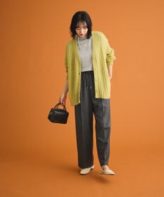 Green Parks シアーニットＶネックカーディガン