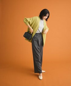 Green Parks シアーニットＶネックカーディガン