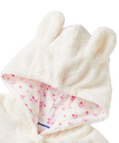 MIKI HOUSE HOT BISCUITS 【ミキハウス】【70-90cm】 マイクロファー マント