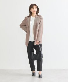 earth music&ecology 裏起毛テーパードパンツ