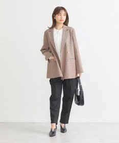 earth music&ecology 裏起毛テーパードパンツ