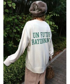 Green Parks バックロゴプリントスウェット