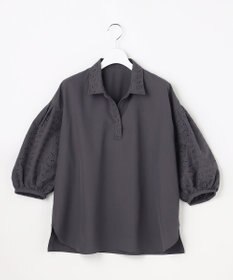 ANY SIS レースパフスリーブ シャツ