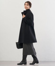 J.PRESS LADIES ショートビーバー スタンドカラー コート