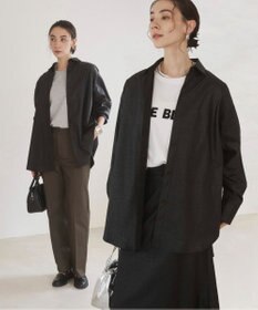 WEGO 【ANGIE VINTAGE】レザーライクシャツ＆スカートセットアップ