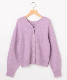 組曲 【加藤ローサさん着用 / 前後着用可】スパンコールヤーン カーディガン