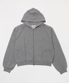 WEGO 【ユニセックス着用ITEM/MLサイズ展開】スウィッチングZIPパーカー