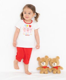 MIKI HOUSE HOT BISCUITS 【80-120cm】 キャビット ルームウェア 上下セット