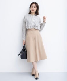 組曲 【WEB限定カラーあり】リヨセルシャーティング ティアードブラウス