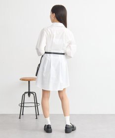 earth music&ecology ウエストタックシャツミニワンピース