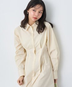 earth music&ecology ウエストタックシャツミニワンピース