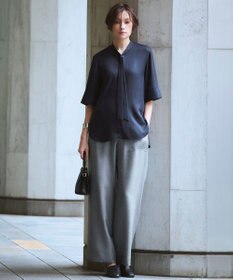 ICB L ワッシャーツイル ワイドストレートパンツ