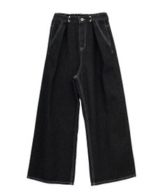 earth music&ecology タックホックデニムパンツ