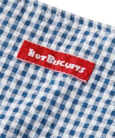 MIKI HOUSE HOT BISCUITS 【70-90cm】 顔ドン　デニムロンパース