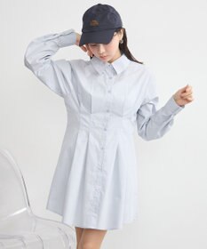 earth music&ecology ウエストタックシャツミニワンピース