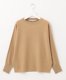 自由区 【洗える】ソフトウールハイゲージ ドルマンスリーブニット