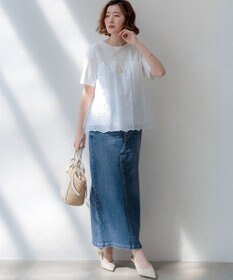 23区 メタルトップ ドロップ ネックレス