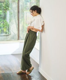 #Newans 【UVカット・撥水】ワイドパンツ ラッシュガード