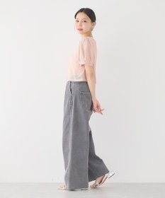 earth music&ecology タックホックデニムパンツ