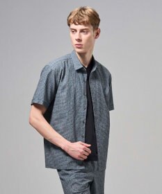 JOSEPH HOMME 【新型】トリコサッカーストレッチ　 レギュラーカラー半袖シャツ