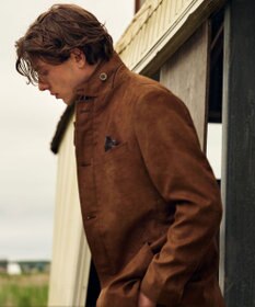 JOSEPH ABBOUD 【キングサイズ・軽量/スウェードタッチ/撥水】ライトスウェード ジャケット