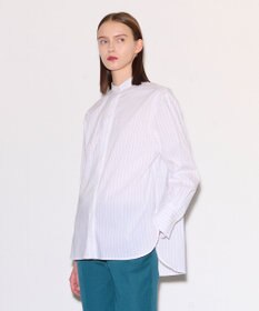 JOSEPH ポプリンシャツ×ニットスカーフ