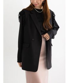 Te chichi レースドッキングテーラードジレ