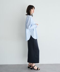 YECCA VECCA イージケアフリルカラーシャツ