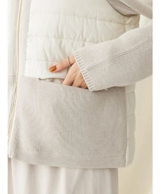 CRAFT STANDARD BOUTIQUE 中綿×ニット切替ジャケット