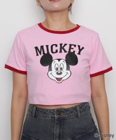 WEGO MICKEY　MOUSE／リンガーTシャツ