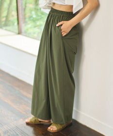 #Newans 【UVカット・撥水】ワイドパンツ ラッシュガード