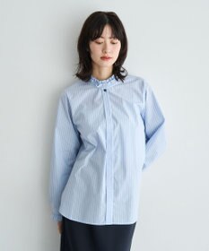 YECCA VECCA イージケアフリルカラーシャツ