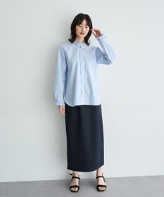 YECCA VECCA イージケアフリルカラーシャツ