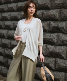 23区 S シャイニーリブ スクエアネック タンクトップ