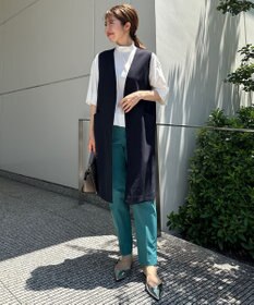 UNFILO ハイネッククロップドTシャツ