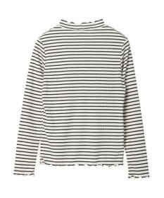 earth music&ecology チェーンリブハイネックプルオーバー