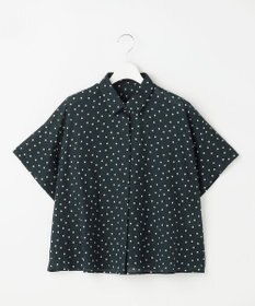 自由区 L 【WEB限定】コットンサッカープリント シャツ