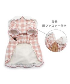 PET PARADISE ペットパラダイス うさぎ バルーン ワンピース 《チェック柄》 小型犬