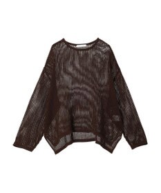 AMERICAN HOLIC 透かし編みメッシュニットプルオーバー