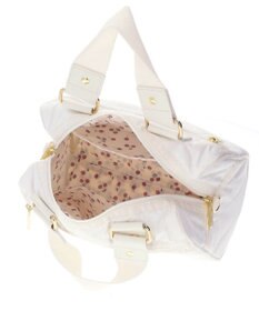 LeSportsac MINI SATCHEL BAG/ピュアホワイトキルト